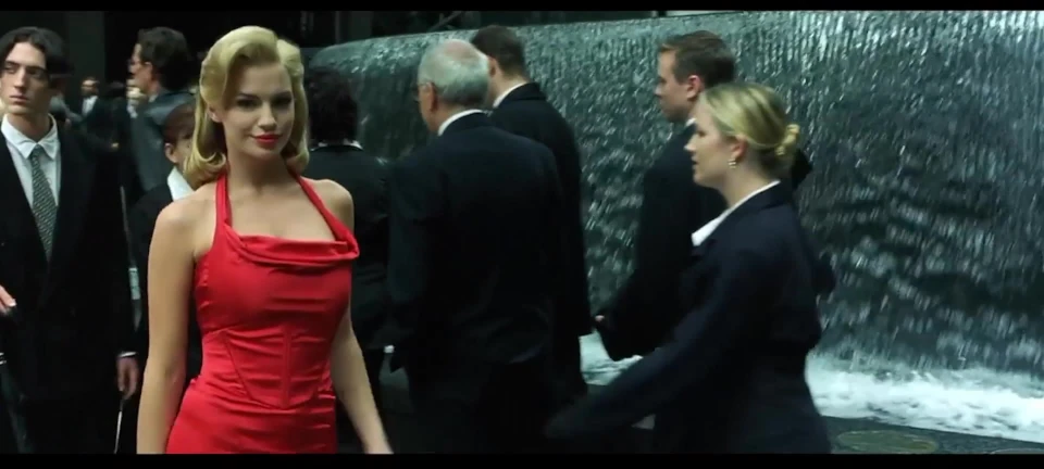 Matrix Girl In The Red Dress