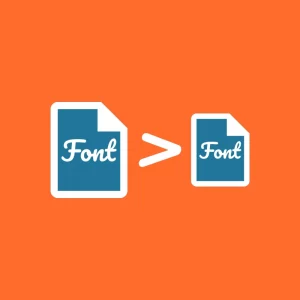 Enable Font Compression